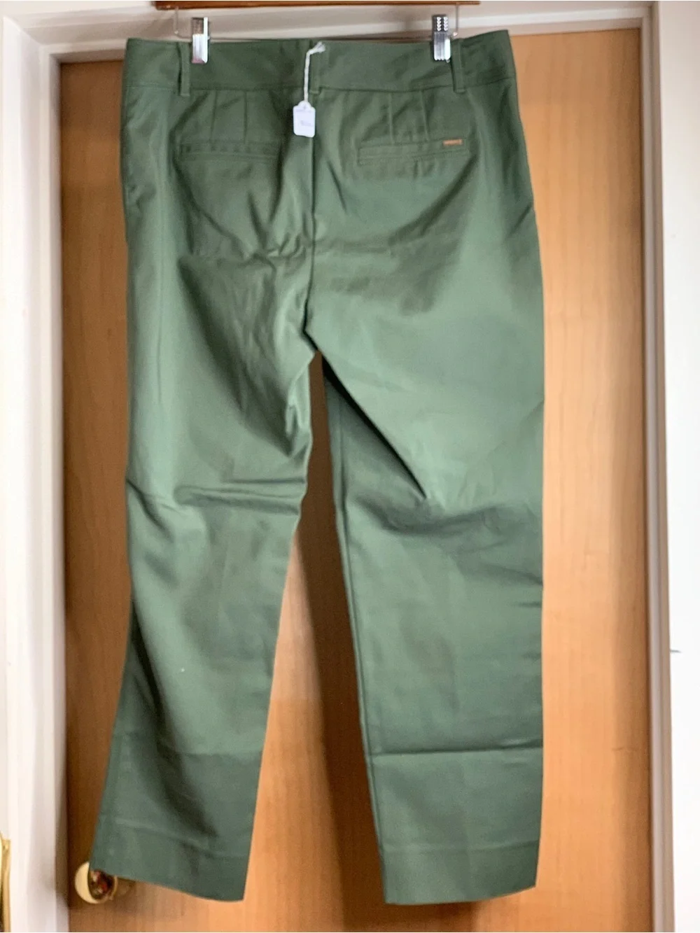 White House Black Market PerfectForm Olive Slim Ankle Pants Size-10R